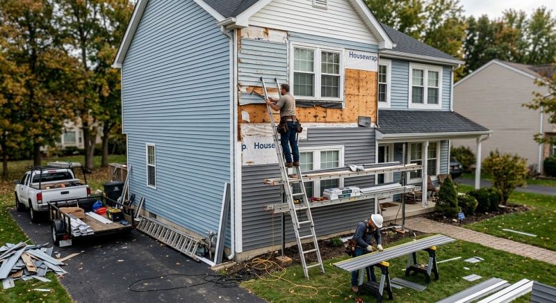 Synthetic Siding Installation in West Hartford, CT